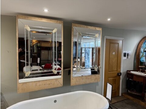 Handmade stunning Mirrored Vanity units VU1112